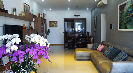 Thi công nội thất Căn Hộ Saigon Pearl 120 m2