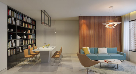Thiết kế căn hộ Panorama 96 m2 – Quận 7