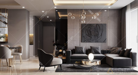 THIẾT KẾ CĂN HỘ XI GRAND COURT Q10 SANG TRỌNG