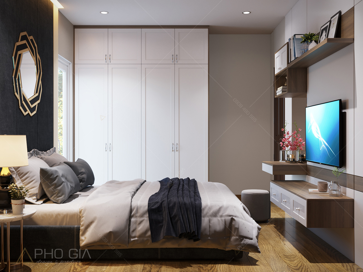 Những mẫu thiết kế phòng ngủ Master chung cư XI GRANDCOURT
