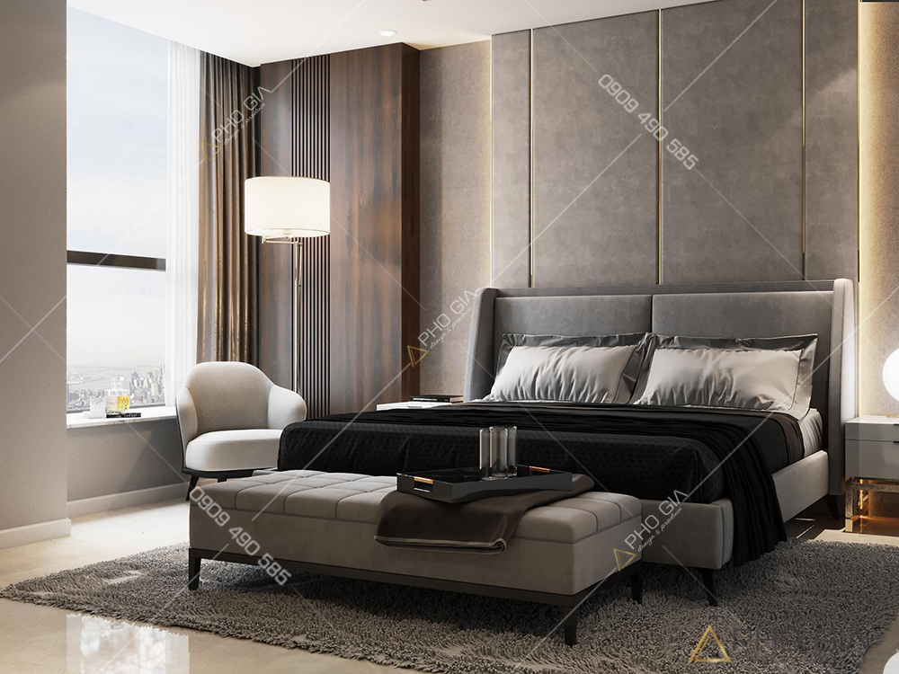 Những mẫu thiết kế phòng ngủ Master chung cư XI GRANDCOURT
