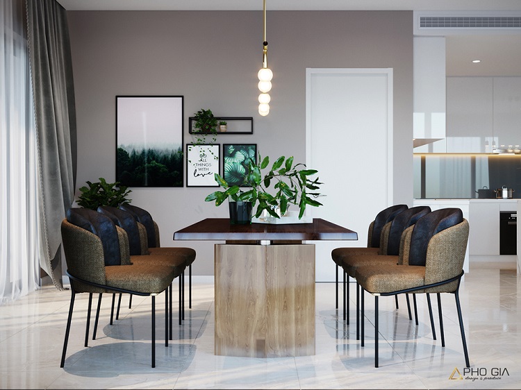 Top 10 mẫu thiết kế nội thất phòng ăn chung cư đẹp