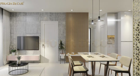 Thiết kế nội thất căn hộ Hà Đô CENTROSA phong cách Bắc Âu