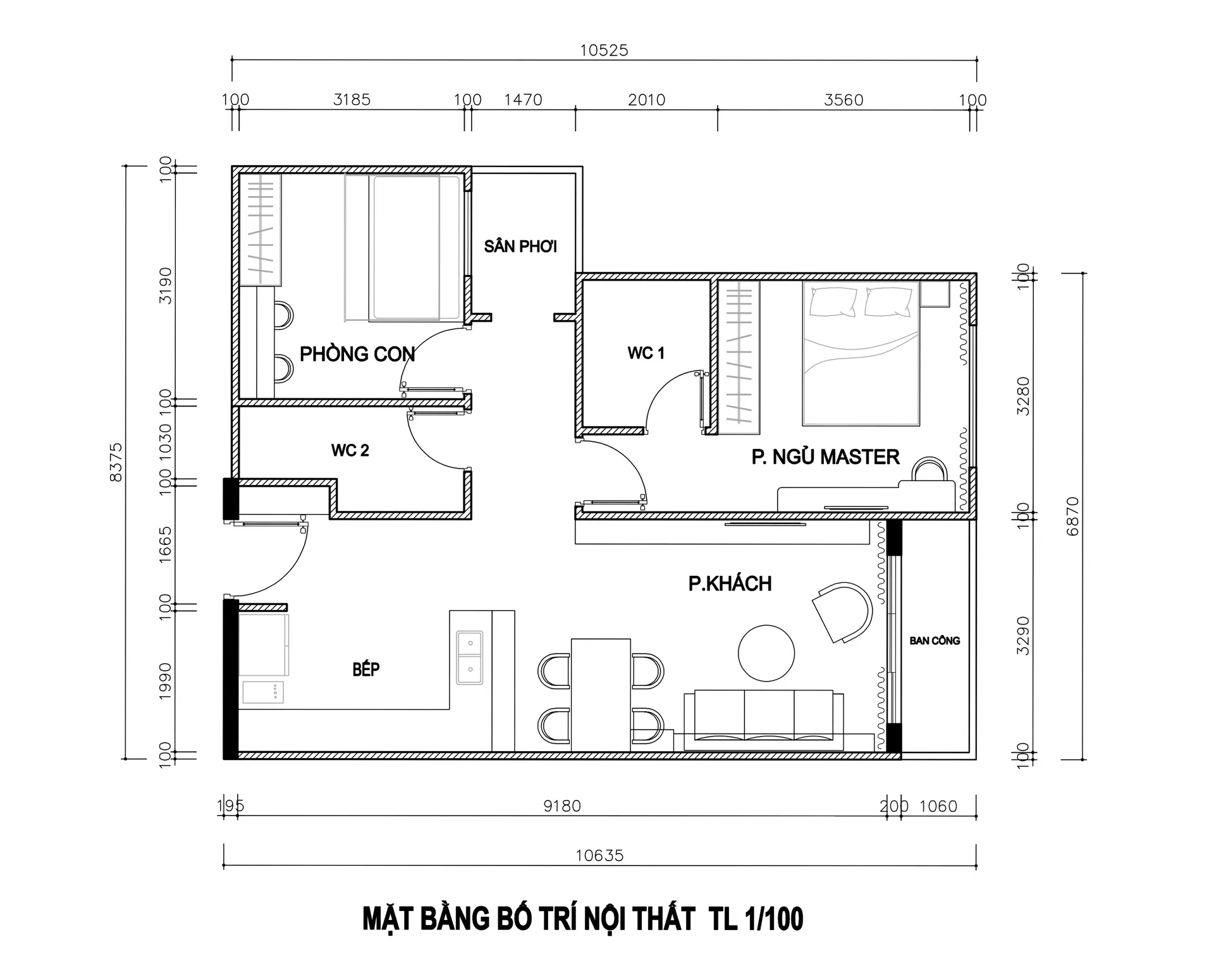 THIẾT KẾ NỘI THẤT CĂN HỘ GOLDVIEW QUẬN 4