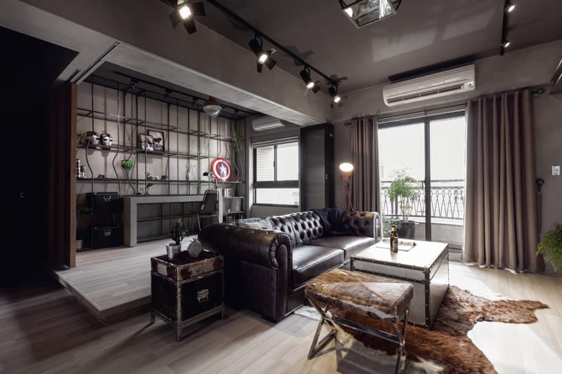 Mọi chi tiết “trần trụi” trong thiết kế nội thất Penthouse phong cách công nghiệp đều được sắp đặt có chủ ý tạo nên tính nghệ thuật cho không gian.