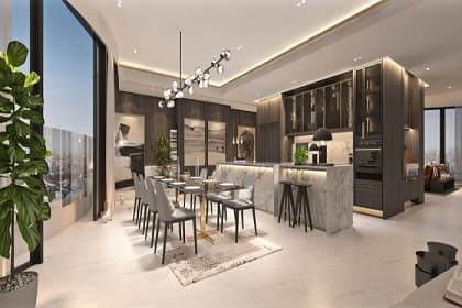 Thi công nội thất căn hộ penthouse Bình Tân và 4 loại tủ bếp nên tham khảo