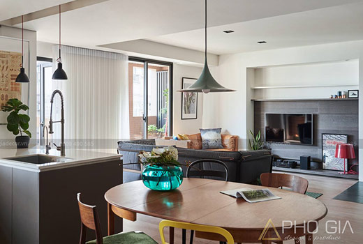 Thi công căn hộ phong cách Scandinavian Bắc Âu