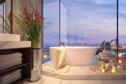 Bí quyết chọn bình hoa trang trí sang trọng nhất khi thi công nội thất penthouse quận 5