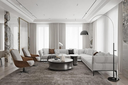 Thảm trải sàn – giải pháp linh hoạt cho phòng khách trong thi công nội thất villa Biên Hòa Đồng Nai
