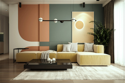 Color Block – thổi bùng làn gió mới vào phong cách thiết kế nội thất căn hộ penthouse hiện đại