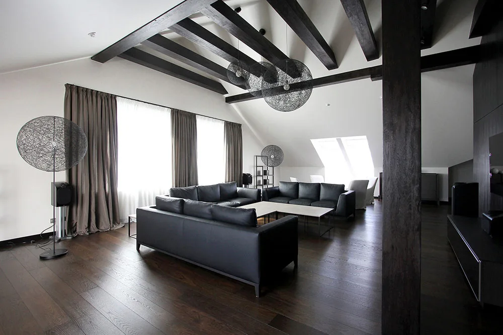 Thiết kế nội thất penthouse phong cách tối giản hiện đại