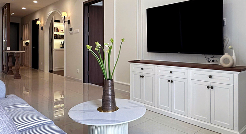 Thi Công Nội Thất căn hộ Safira Khang Điền 3 Phòng Ngủ