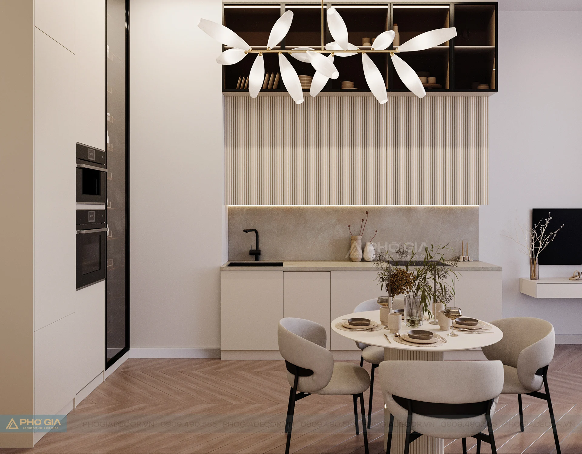Thiết kế nội thất Căn hộ Cosmo City Q.7 72m2