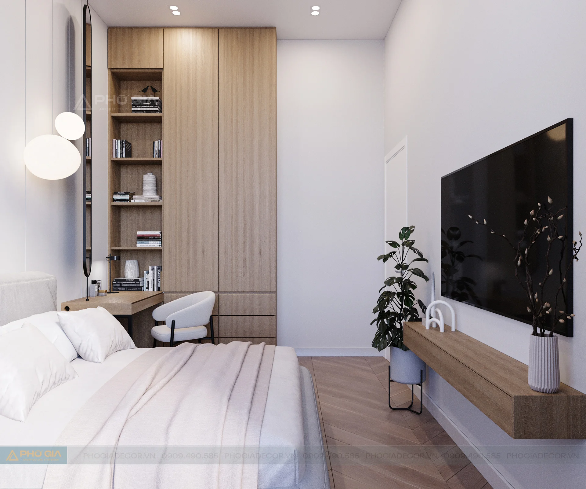 Thiết kế nội thất Căn hộ Cosmo City Q.7 72m2