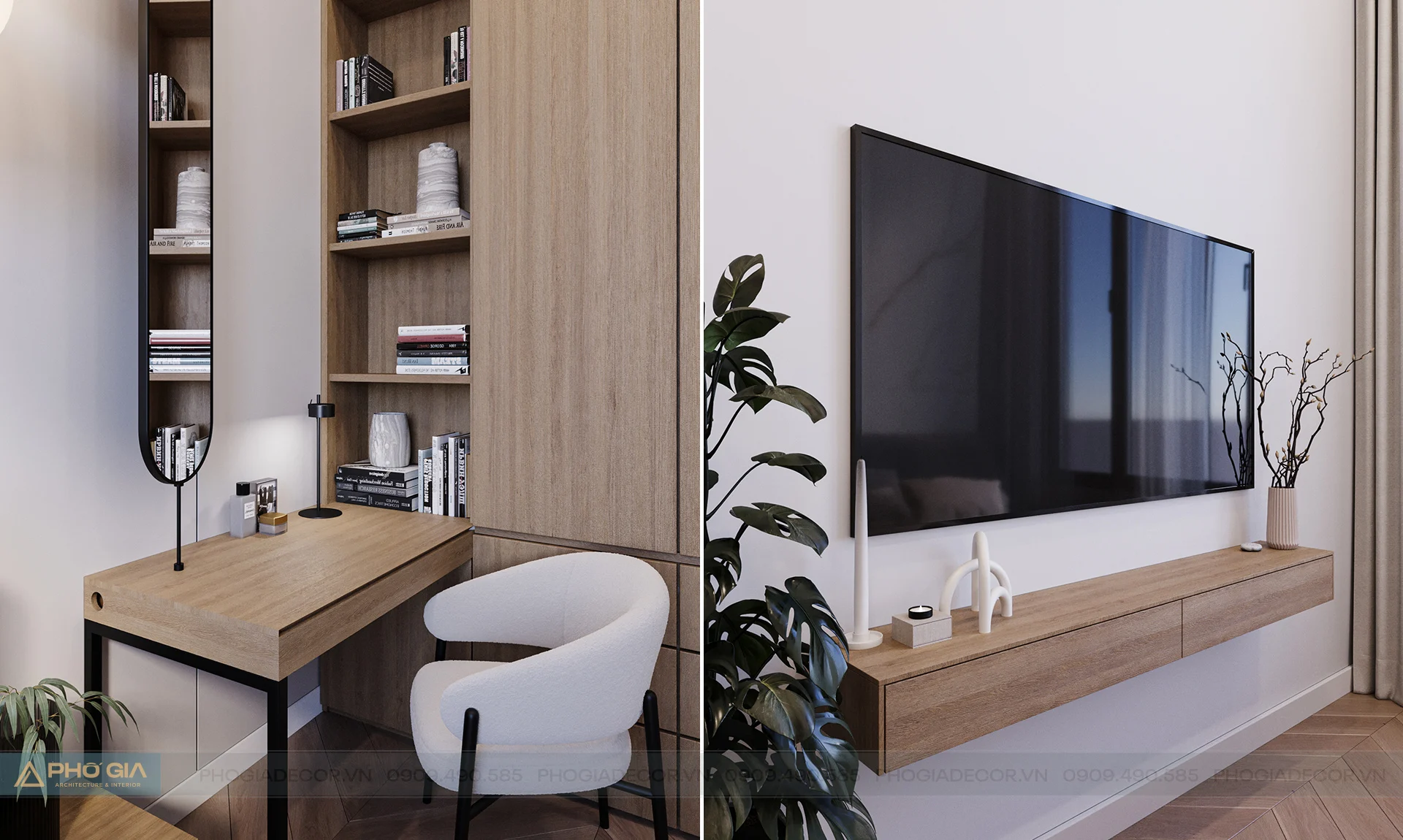 Thiết kế nội thất Căn hộ Cosmo City Q.7 72m2