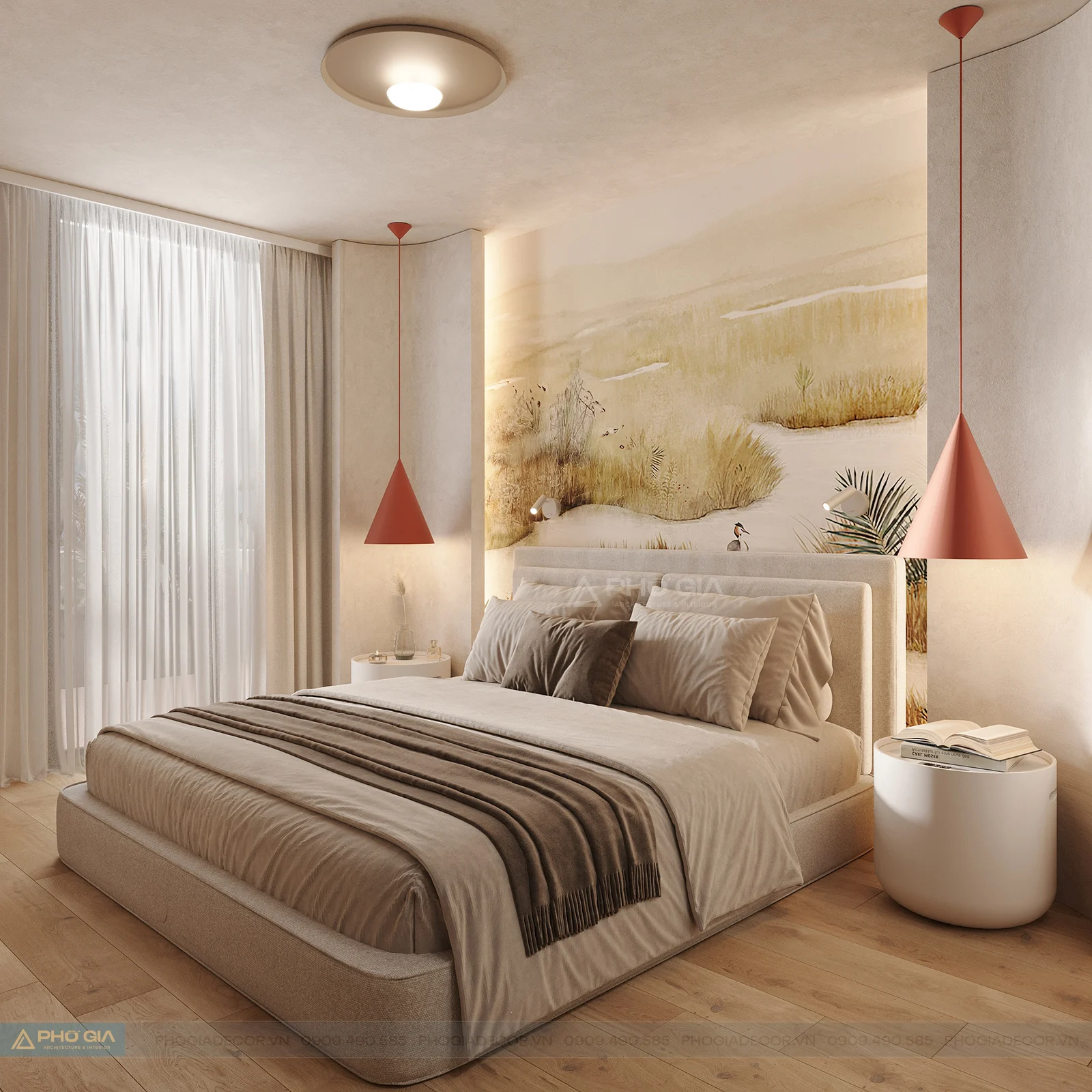 Nội thất Căn hộ Richmond City 2PN - Japandi thư thái, bình yên