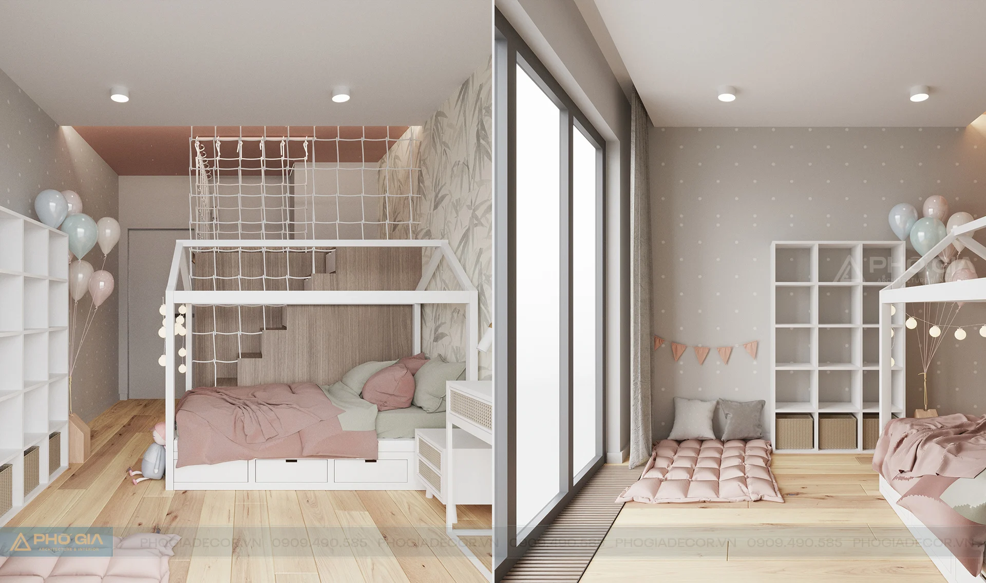 Thiết kế nội thất Căn hộ Palm Heights 2PN Japandi thư giãn, ấm áp