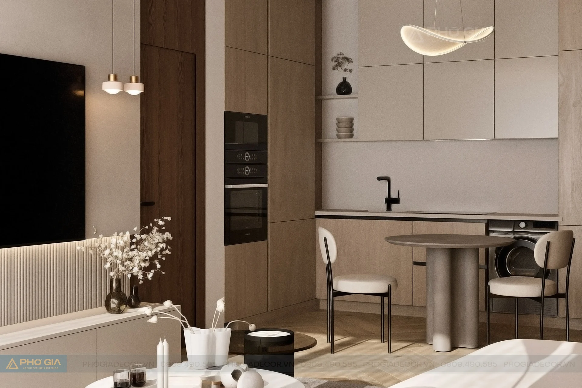 Thiết kế nội thất Căn hộ Thủ Thiêm Sky Q.2