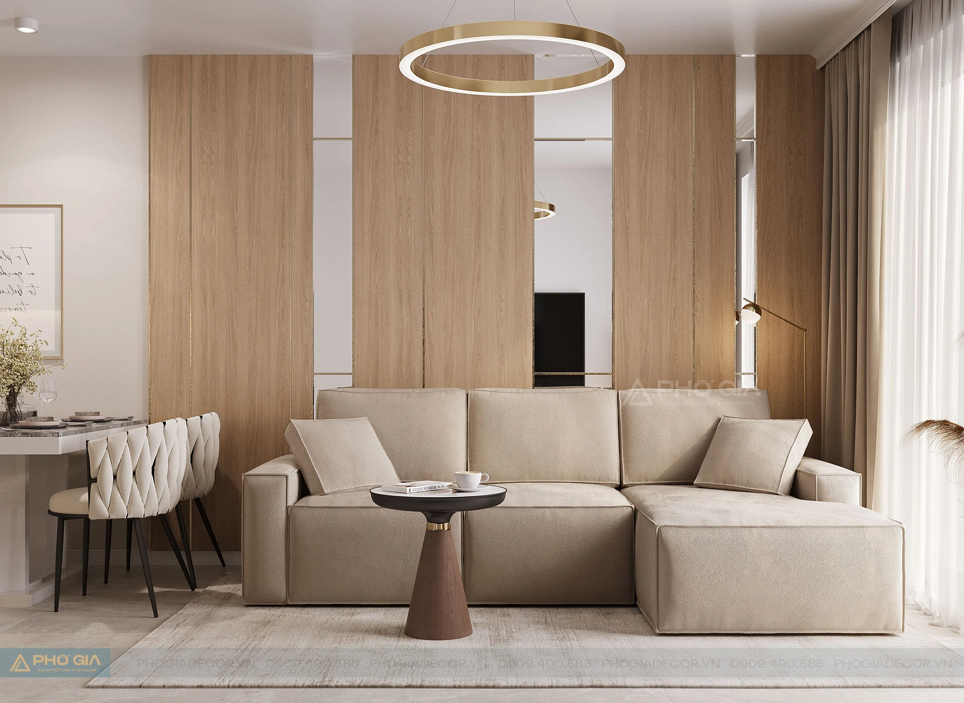 Thiết kế nội thất Căn hộ Lexington Residence 2PN