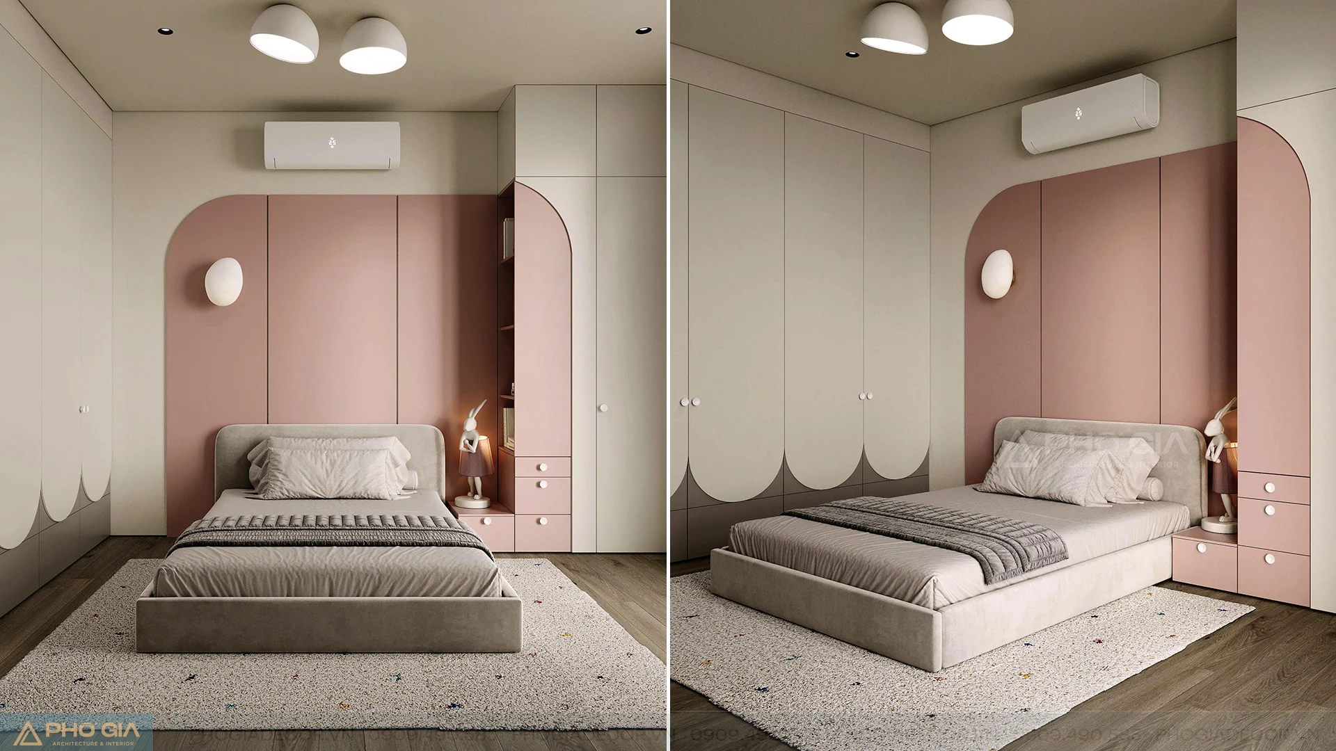 Nội thất Căn hộ Eco Green 2PN - Japandi mộc mạc, thư thái