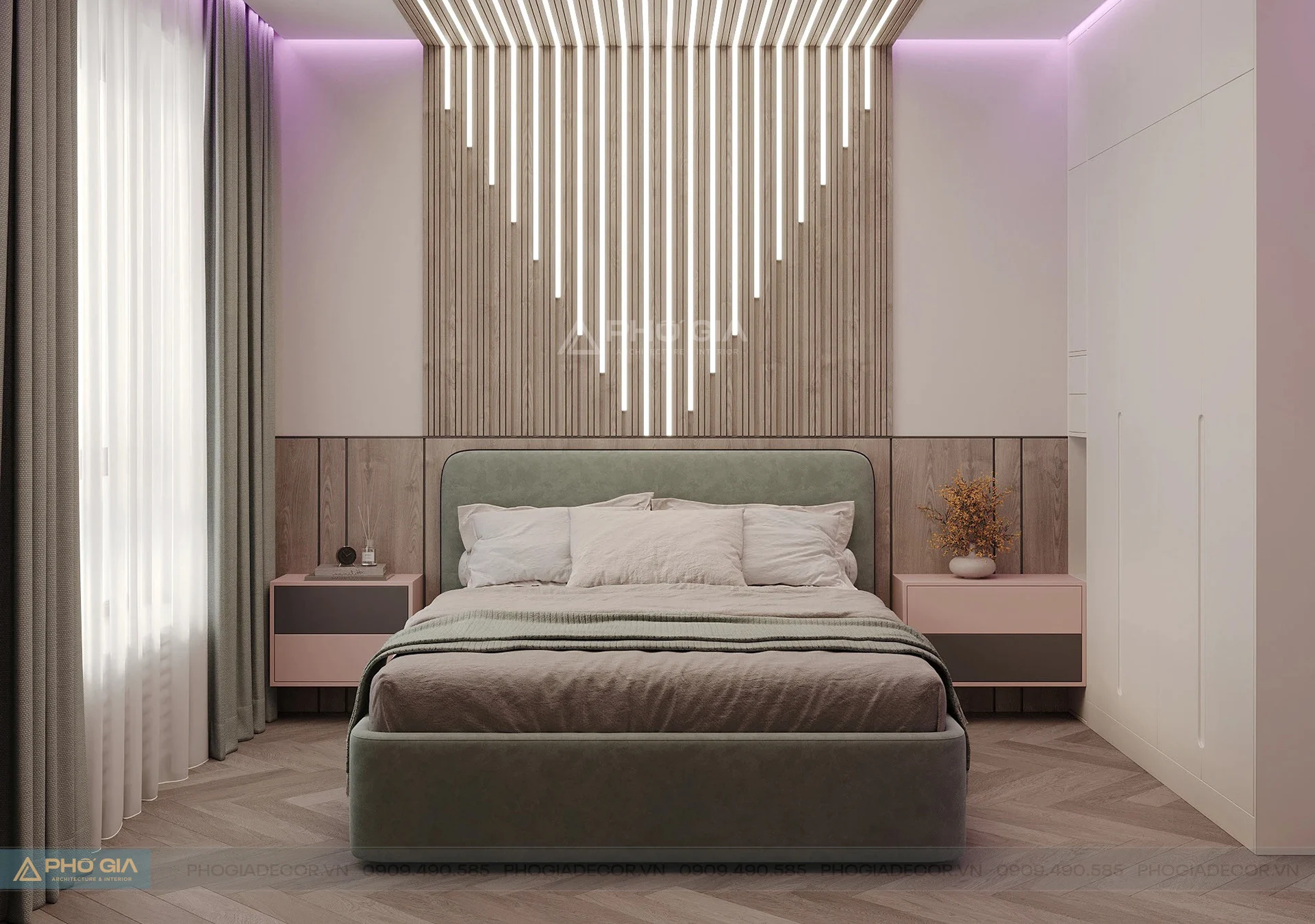 Nội thất Căn hộ Sunrise Riverside 2PN - Không gian tổ ấm tươi mát