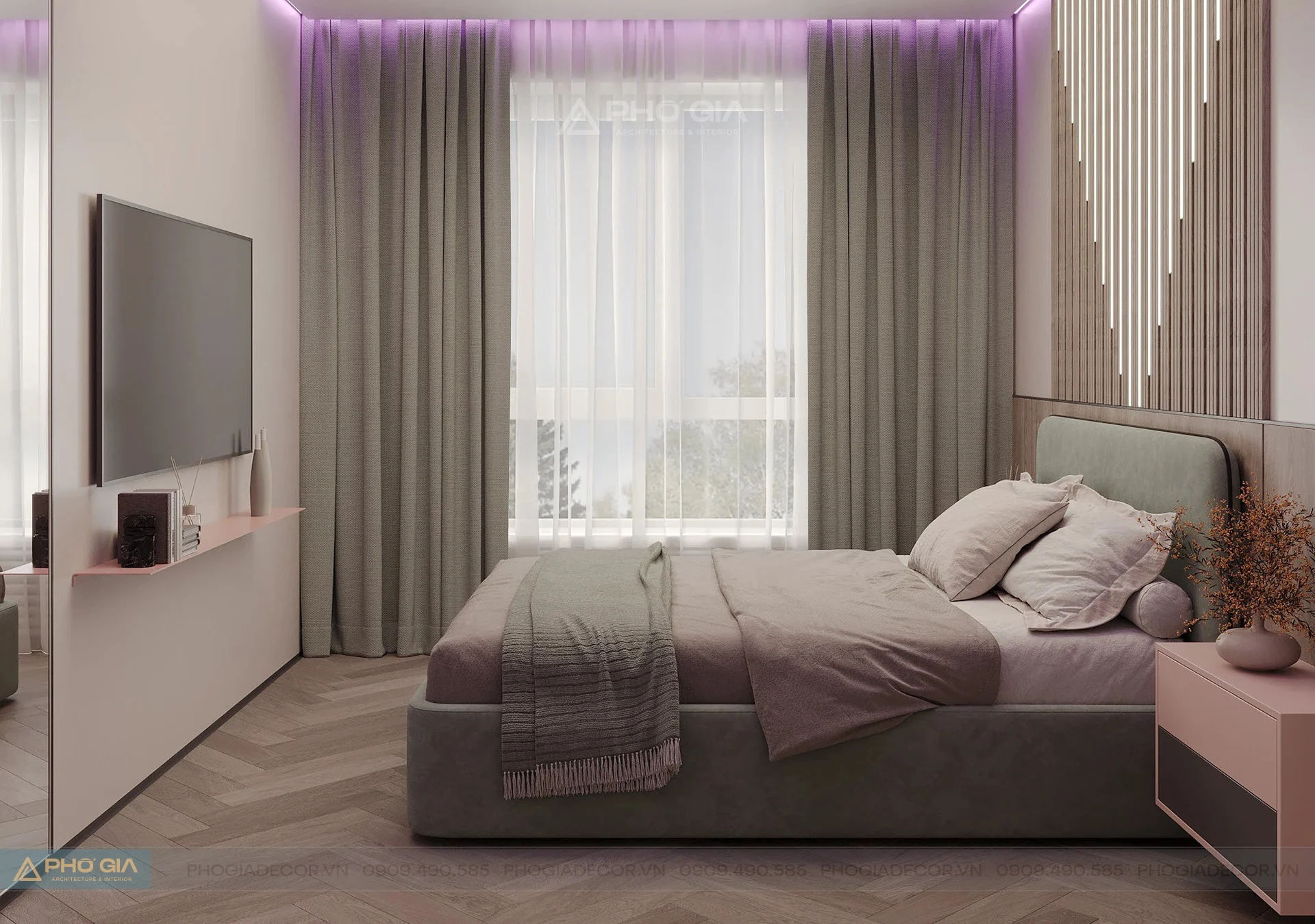 Nội thất Căn hộ Sunrise Riverside 2PN - Không gian tổ ấm tươi mát